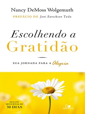 cover image of Escolhendo a gratidão